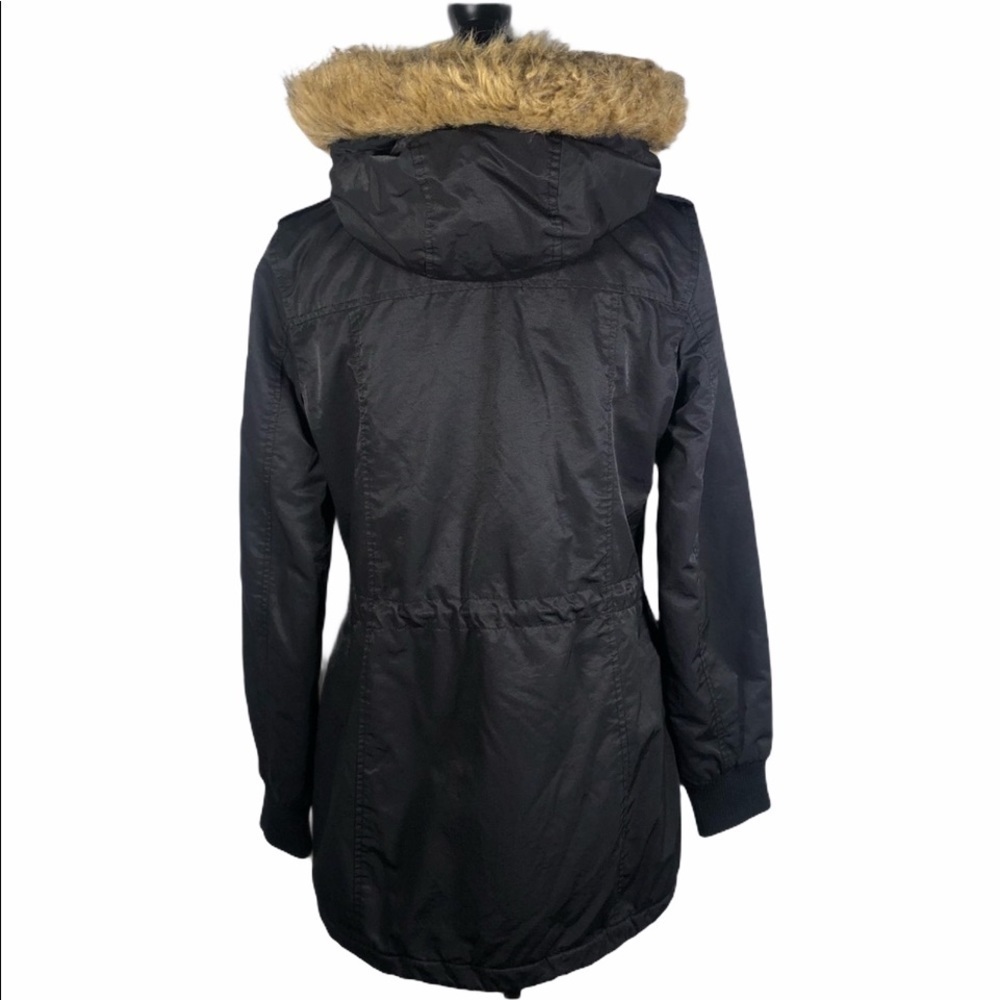 LEVI’S Faux Fur Trim Sherpa Lined Parka Coat - Picture 3 of 15